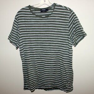 ❤️FREE WITH ANY BUY❤️cute comfy Woolworths t-shirt top olive green white stripes